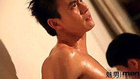 Exploring the Meili series with model 224 in a casual gay modeling session.