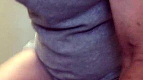 Mature Shaved Amateur Almost Caught Masturbating Solo