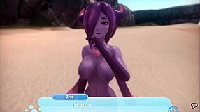 Hornet Girl Trapped by Lesbian Slime