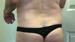 Mature Shaved Amateur Almost Caught Masturbating Solo