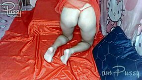 Here is an amateur looking girl masturbating alone