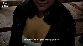 beautiful colombian teen rides hard for fake photographer at christmas