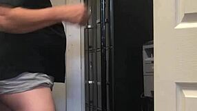 Mature Shaved Amateur Almost Caught Masturbating Solo