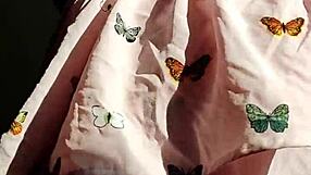 Stepsister catches me spying and recording her, then lets me touch her before we fuck part 1