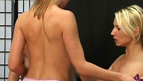 Blonde lesbians explode in threesome with toys and dildos! Masturbation frenzy!