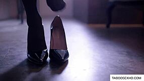 Submissive milf banged by two guys!