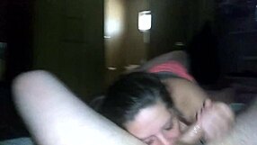 April Wilson's expert blowjob