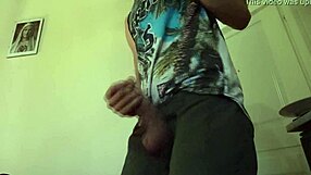 Man, I can’t even handle my huge cock sometimes, ya know, it’s just too much for me!