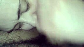 Retro cumshot blast after intense blowjob facial