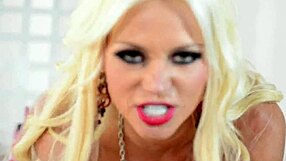 Blonde Nikita Von James strips nude and gets fucked hard.