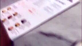 Dirty interracial blowjob and facial by a British whore