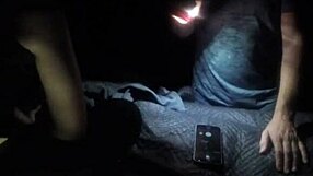 Gypsy brunette gets wild in van sex session