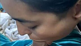 latina teen with tattoo enjoys homemade meal