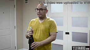 Whitney Wright, the awesome brunette teen, gets bent over and fucked hard with her natural tits bouncing.