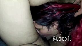 Rica's Redhead Pussy and Blowjob Tease