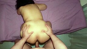 Homemade video with a beautiful amateur girl in a casual setting