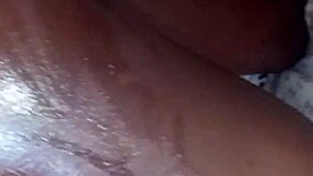 i'm collecting that hot cum from her pussy after a wild blowjob session, but i messed up the timing