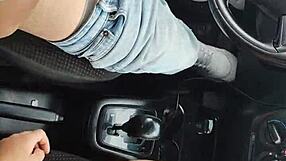 Latina babe gets wild Uber sex at the outdoor fair in public