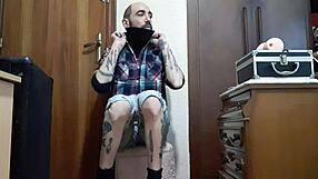 Spanish gay man in heels