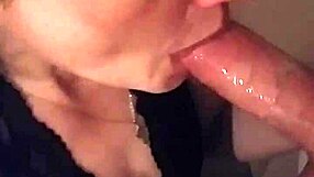 Shard slut Sarah deep throat blowjob cock