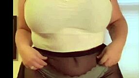 Curvy body stunning wife