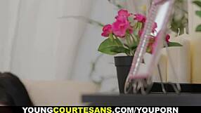 Young Teen Receives Blowjob and Cumshot on Shaved Pussy