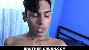 Young Latina Teen Takes Massive Stepbrother's Cock In Ass Roughly
