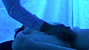 gigi breeze enjoys a relaxing blacklight massage session