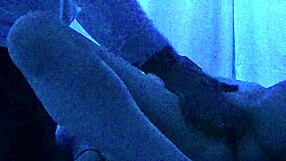 gigi breeze enjoys a relaxing blacklight massage session