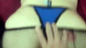 Feeling overwhelmed with ecstasy as he pounds me deep, overflowing my ass with cum in stockings