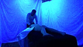 gigi breeze enjoys a relaxing blacklight massage session