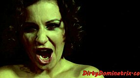 Sub licks pussy then takes strapon in ass