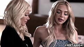 Homophobic Stepmom Tries Lesbian Pussy First Time