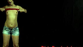 Sub licks pussy then takes strapon in ass