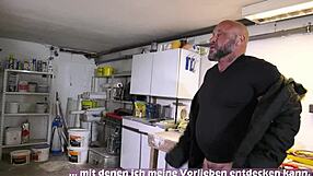 oh wow, this skinny german teen 18+ brunette amateur is getting fucked hard in the garage by her european guy, homemade vibes all the way 😏🔥