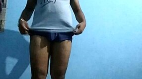 Gay nude model posing