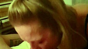 Hot Milf In Lingerie Deepthroats And Swallows