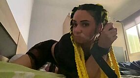 Latina Teen Bound by Stepfather Gets Horny