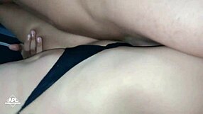 Sexy Latina teen performs intense blowjob in the kitchen. Her big ass and shaved pussy on display part 2.