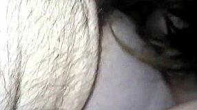 Bad girl pees wildly while sucking cock intensely.