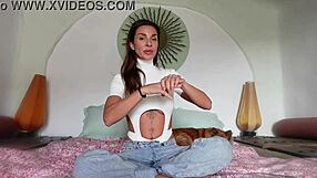 Roxy fox demonstrates the differences between foreskin and circumcised penis during sex tutorial.