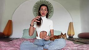 Roxy fox demonstrates the differences between foreskin and circumcised penis during sex tutorial.