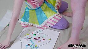 Peculiar chick endures deepthroat and anal in ass hole madhouse