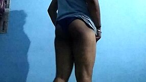 Gay nude model posing