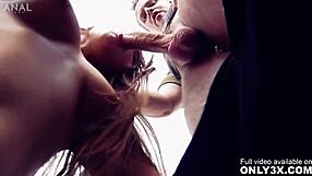 Alexis and Claudia, two European adult film performers, have sex with Only3x