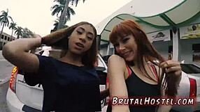 Teen Alexa Nova and sexy youthful girls dominate real love sex doll play.