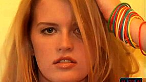 Coed Teen 18+ Strips Naked, Showing Big Tits for Playboy