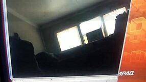 Young amateur rides cock on sofa