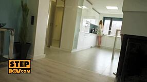 Shocking POV video of a stepsister named Crystal looking for sexual relief after she was unable to talk to her sister