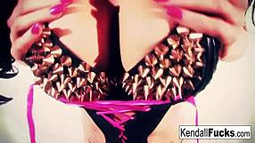 kendall's bold nude tease and masturbation